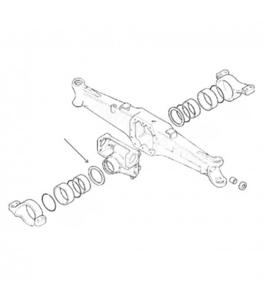 Arandela De Empuje Para Tractor David Brown, Ford, Steyr