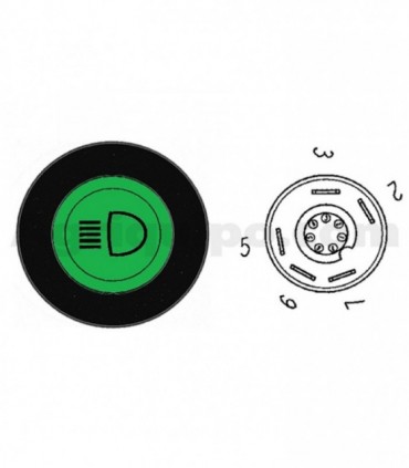 Botón Pulsador Interruptor Del Faro Para Tractor Fendt