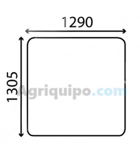 Parabrisas Plano Tintado Para Cosechadora Claas