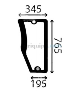 Parabrisas Inferior Izquierdo Para Tractor John Deere