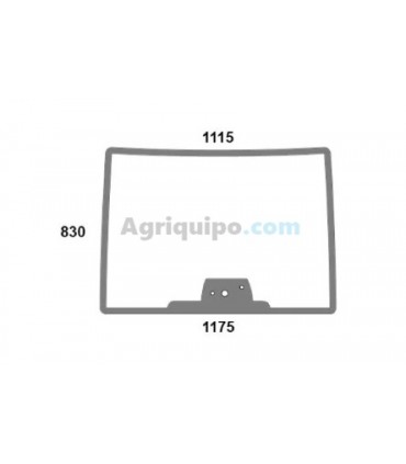 Cristal Delantero Para Tractor New Holland, Case