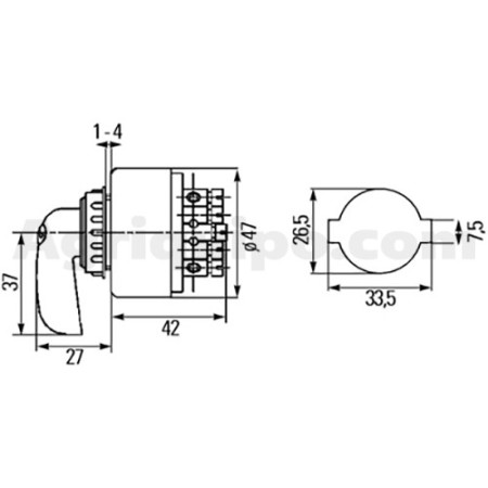 Interruptor de indicador | John Deere 2