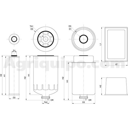 Filtro de combustible | New Holland 2