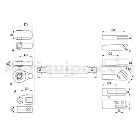 Conjunto caja de nivelación | Massey Ferguson 2