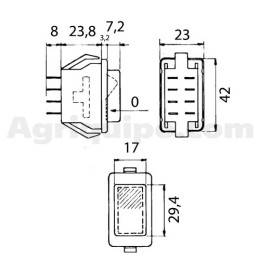 Interruptor basculante | Fiat