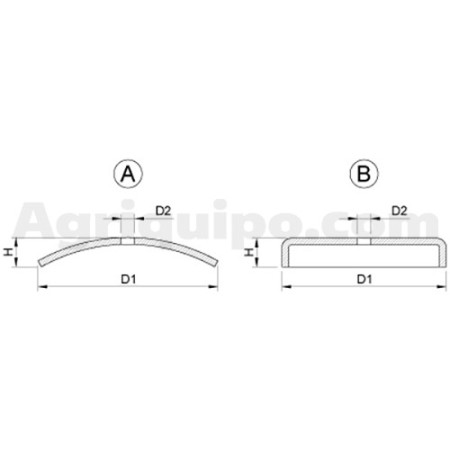 Tapón de bloque de acero | Massey Ferguson 2