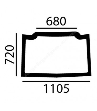 Cristal Parabrisas Delantero Case-ih, New Holland, Steyr