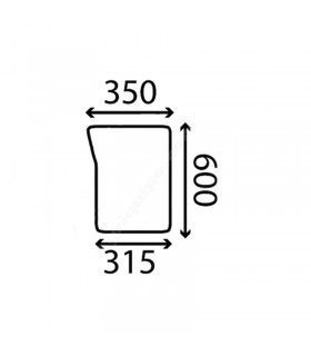Cristal Inferior Delantero Izquierdo y Derecho Para Tractor John Deere de las Series 5005, 5020, 5025, 5E, 5M, 5R, 6M y 6RC