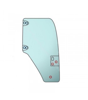 Cristal Puerta Lado Derecha Para Tractor Case, New Holland