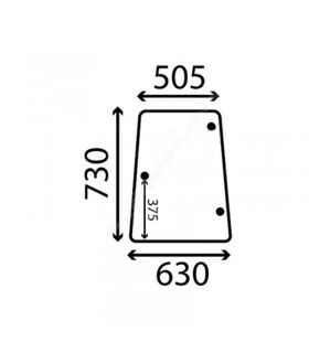 Cristal lateral Izquierdo y Derecho John Deere S/40-50