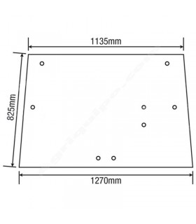 Cristal Trasero Para Tractor John Deere Serie 50 con Cabina SG2