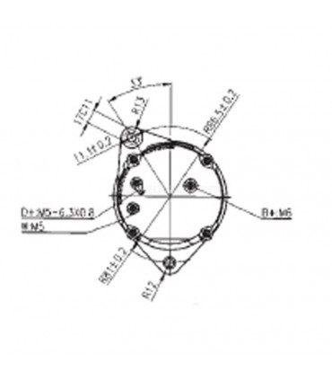 Alternador Para Tractor Landini, Massey Ferguson, Same