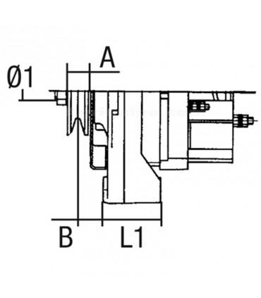 Alternador 14V - 65A Para Tractor Massey Ferguson, Claas / Renault