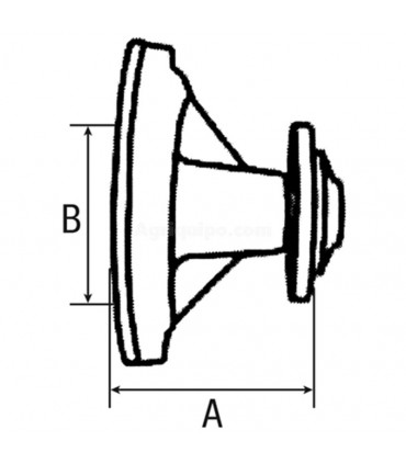 Bomba De Agua Turbina Ø 112 Mm Para Tractor Case