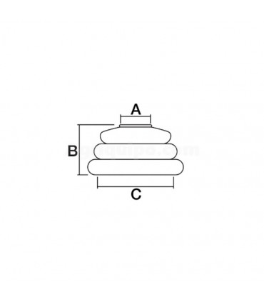 Guardapolvos Ø 15 x 35 / 30 MM Para Tractor