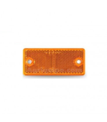 Catadióptrico Naranja Para Atornillar Rectangular 106x50 mm Para Tractor