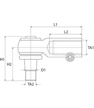 Rótula De Dirección Para Tractores John Deere