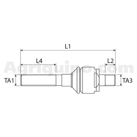 Rótula axial | Case-IH 2