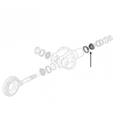 Rodamiento Ø 1''3/16 X 2''17/32 Para Tractor John Deere, New Holland, Case-IH, Steyr, Deutz, Same, Massey Ferguson, Fendt