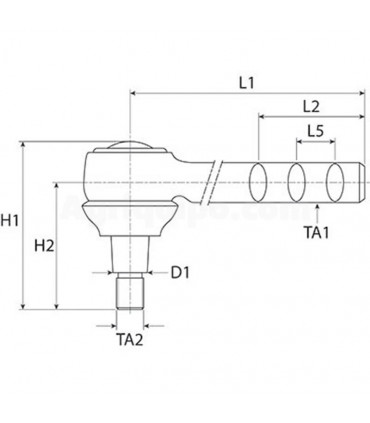 Rótula De Dirección Para Tractor Massey Ferguson