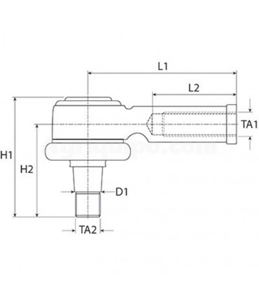 Rótula De Dirección Para Tractor Zetor