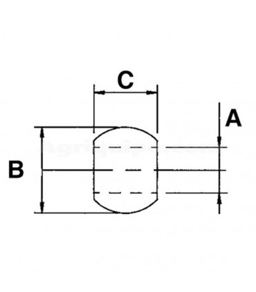 Bola Enganche Rápido 37.3 X 64 Para Tractor