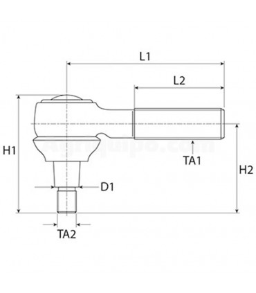 Rótula De Dirección Para Tractor