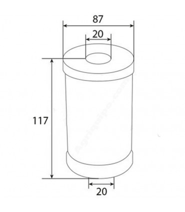 Filtro De Aceite Para Tractor Deutz, John Deere, Valtra