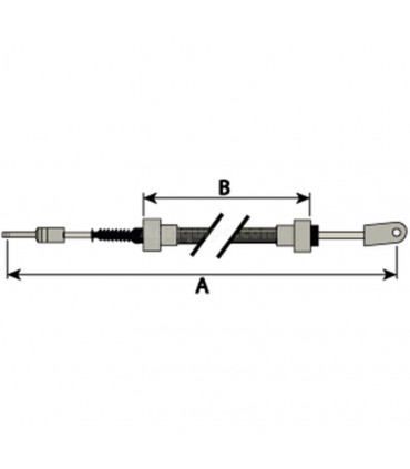 Cable Embrague Para Tractor New Holland