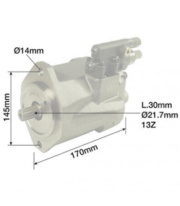 Bomba Hidráulica De Pistón Para Tractor Case-Ih, Mc Cormick