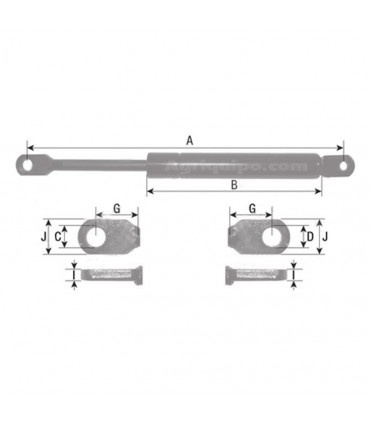 Amortiguador Para Tractor Case, Fendt