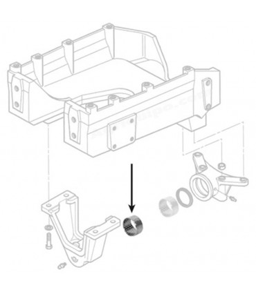 Casquillo Eje Delantero Ø 80 X 86 X 40 MM
