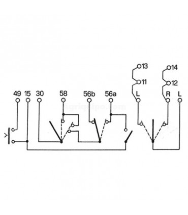 Interruptor Combinado Para Tractor Fiat, New Holland