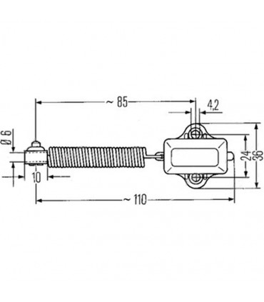 Interruptor De Parada De Luz Para Tractor New Holland, Steyr, Ford, Fiat, Case-Ih