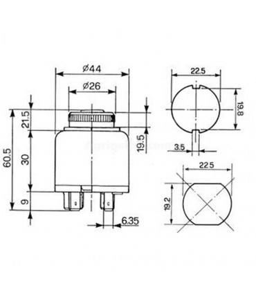 Interruptor De Arranque Para Tractor Fiat, Ford