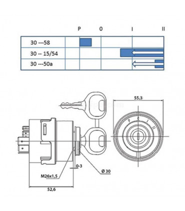 Interruptor De Arranque Para Tractor, Case