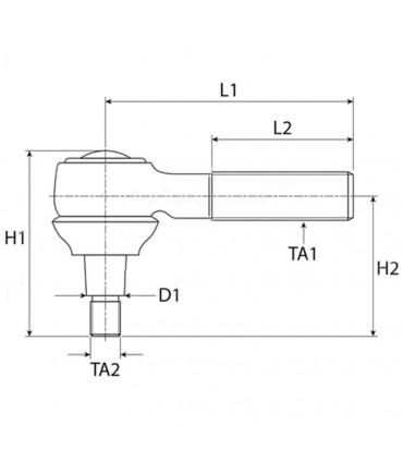 Rótula De Cilindro De Dirección Para Tractor Fiat