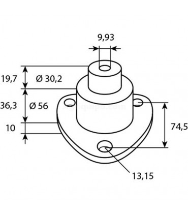 Pivote Puente Delantero, Case, Fiat, Ford, New Holland