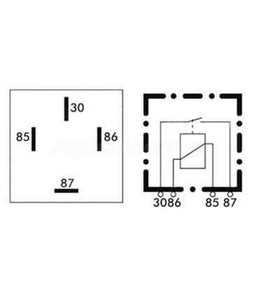 Relé 12V - 70A Para Tractor Deutz, Hurlimann, Lamborghini, Same