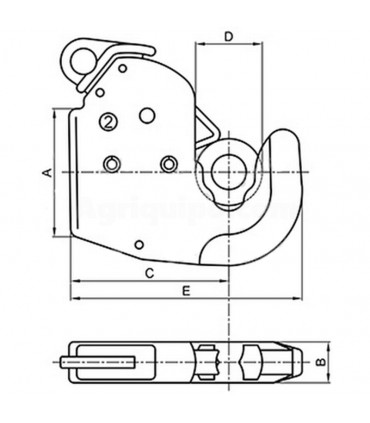 Enganche Rápido De Categoría 2 Para Tractor