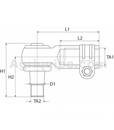 Rótula De Dirección Para Tractor New Holland