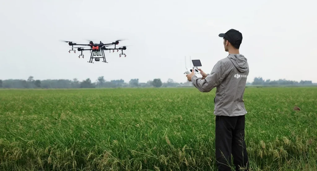 uso de drones en la agricultura