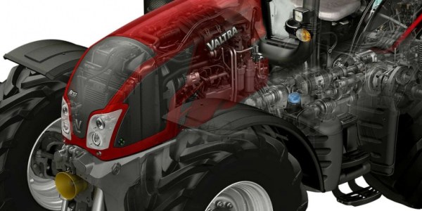 Sistema de refrigeración por aire en el tractor